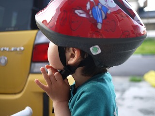 ヘルメットかぶれるよ