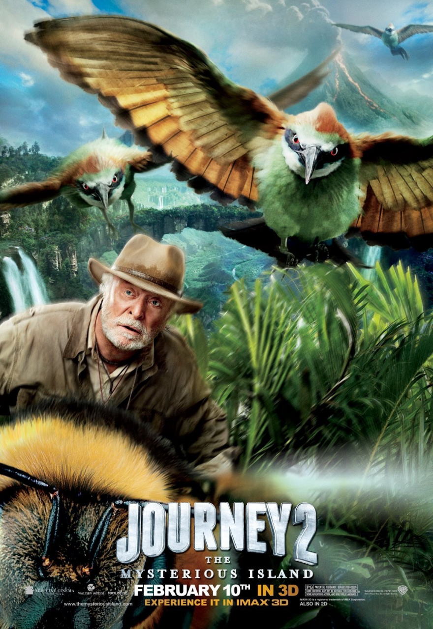 映画『センター・オブ・ジ・アース2 神秘の島 JOURNEY 2: THE MYSTERIOUS ISLAND』ポスター(4)