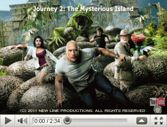 NbNYouTubewZ^[EIuEWEA[XQ@_̓@(2012) JOURNEY 2: THE MYSTERIOUS ISLANDx\҂