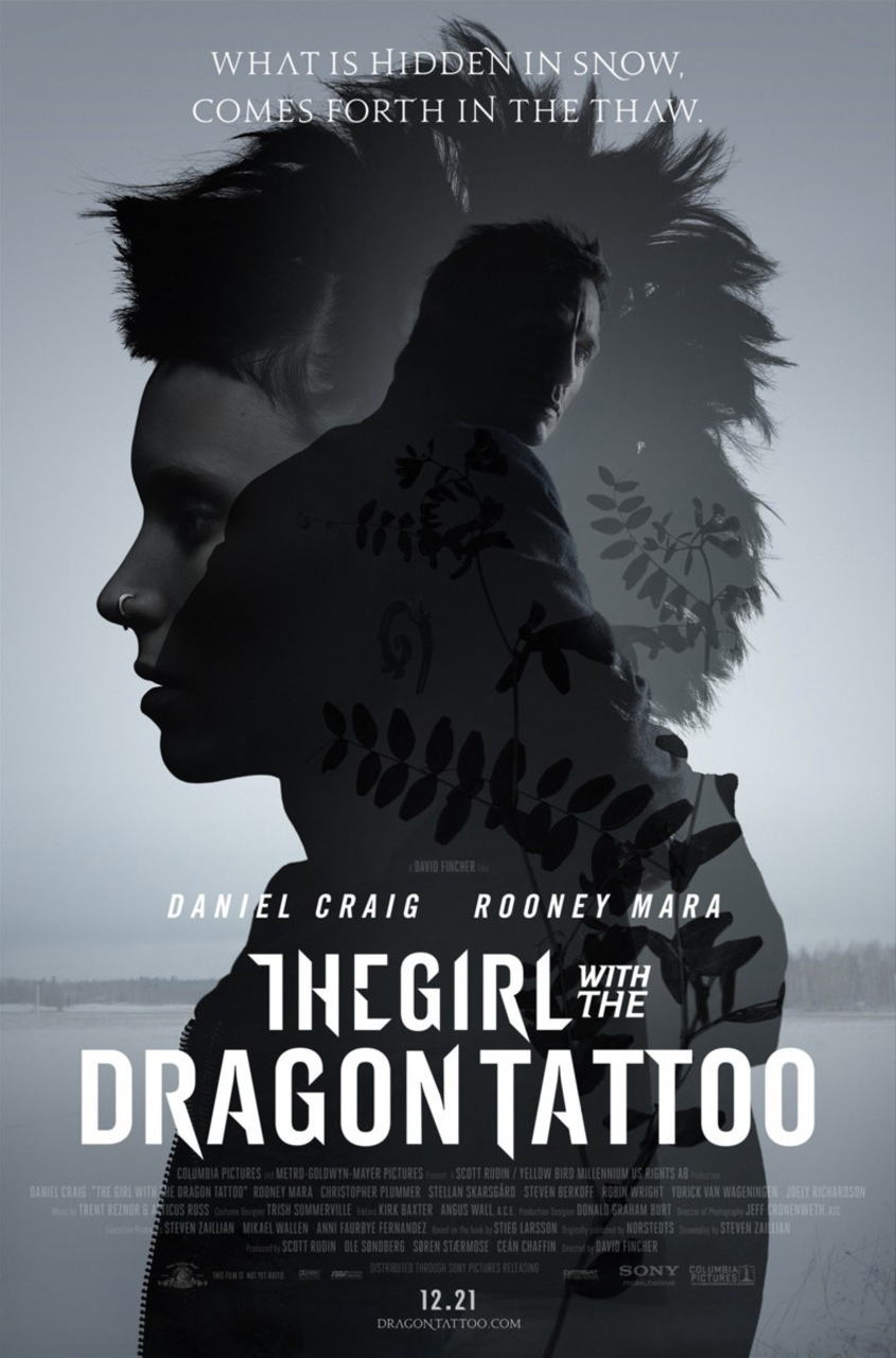 映画『ドラゴン・タトゥーの女 THE GIRL WITH THE DRAGON TATTOO』ポスター(1)