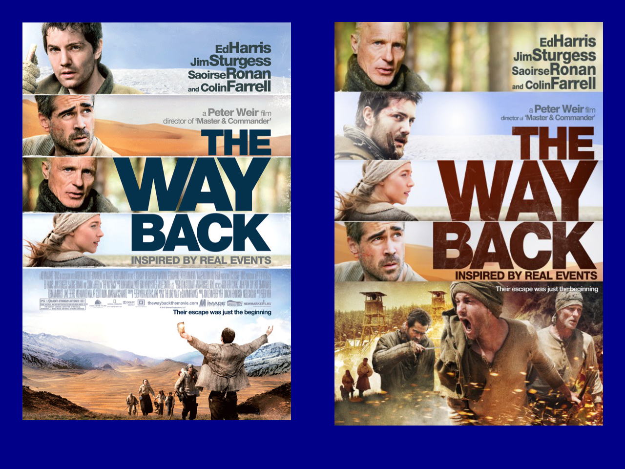 映画『ウェイバック-脱出6500km- THE WAY BACK』ポスター(1)
▼ポスター画像クリックで拡大します。
