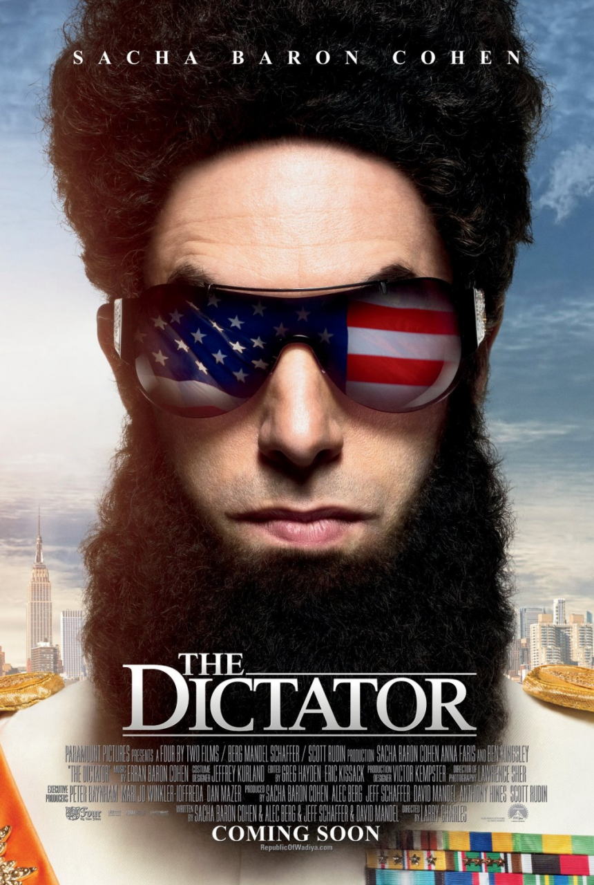 映画『ディクテーター 身元不明でニューヨーク THE DICTATOR』ポスター(2)
▼ポスター画像クリックで拡大します。