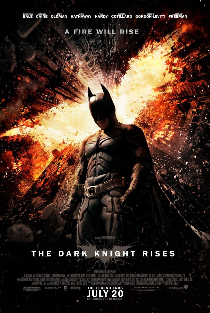 映画『ダークナイト ライジング THE DARK KNIGHT RISES』ポスター(1)
▼ポスター画像クリックで拡大します。