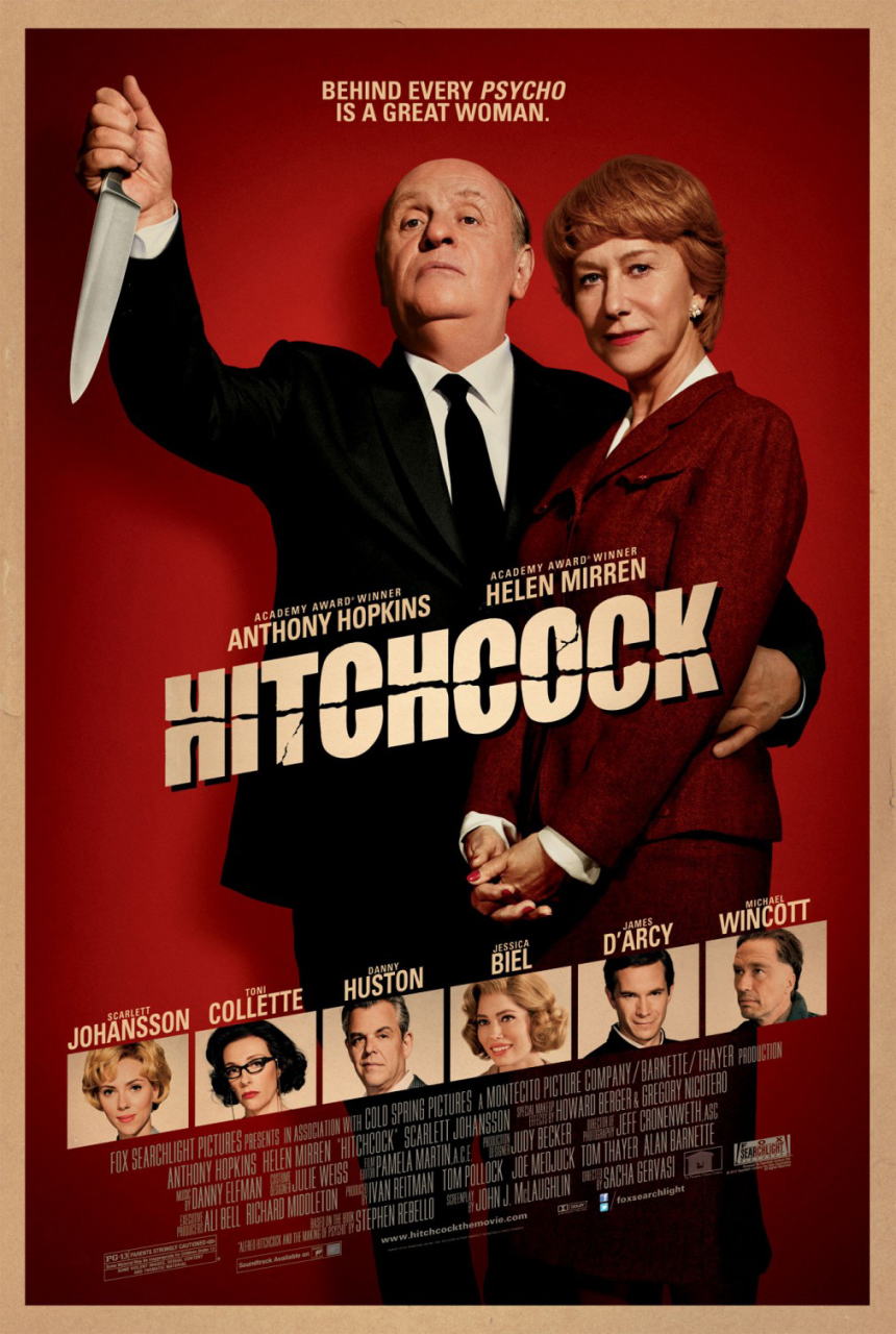 映画『ヒッチコック HITCHCOCK』ポスター（１）
▼ポスター画像クリックで拡大します。