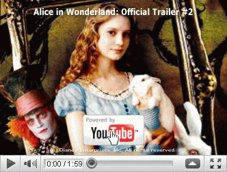 ※クリックでYouTube『アリス・イン・ワンダーランド ALICE IN WONDERLAND』予告編へ