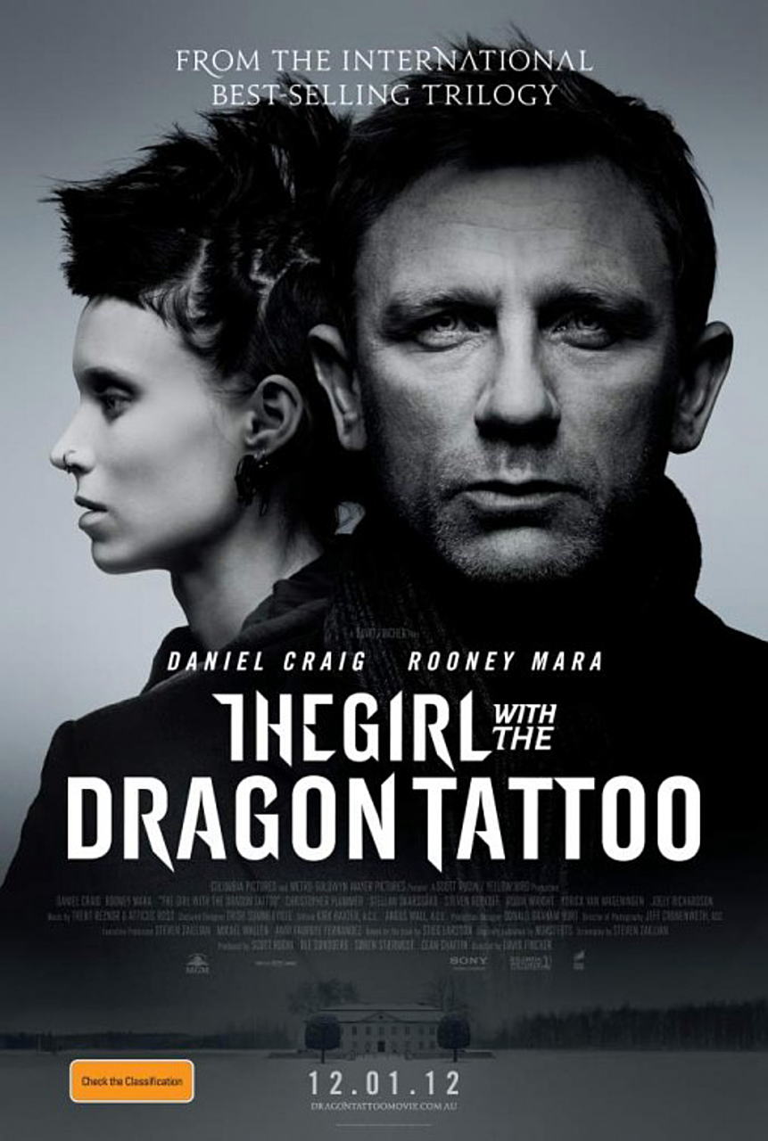 映画『ドラゴン・タトゥーの女 THE GIRL WITH THE DRAGON TATTOO』ポスター(3)