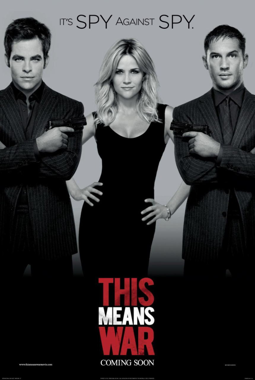 映画『Black & White/ブラック & ホワイト THIS MEANS WAR』ポスター(1)
▼ポスター画像クリックで拡大します。
