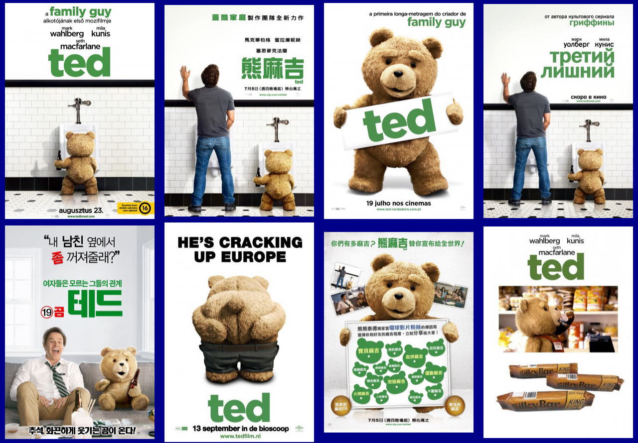 映画『テッド TED』ポスター（８）
▼ポスター画像クリックで拡大します。
