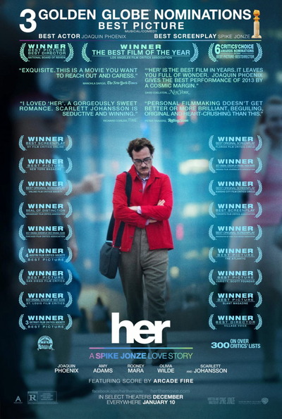 映画『her／世界でひとつの彼女　(2014) HER』ポスター（２）
▼ポスター画像クリックで拡大します。
