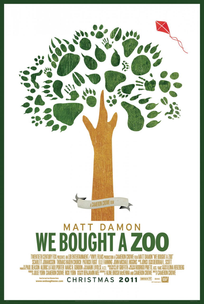 映画『幸せへのキセキ WE BOUGHT A ZOO』ポスター(2)
▼ポスター画像クリックで拡大します。