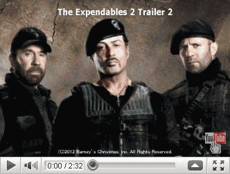 ※クリックでYouTube『エクスペンダブルズ２　(2012) THE EXPENDABLES 2』予告編へ