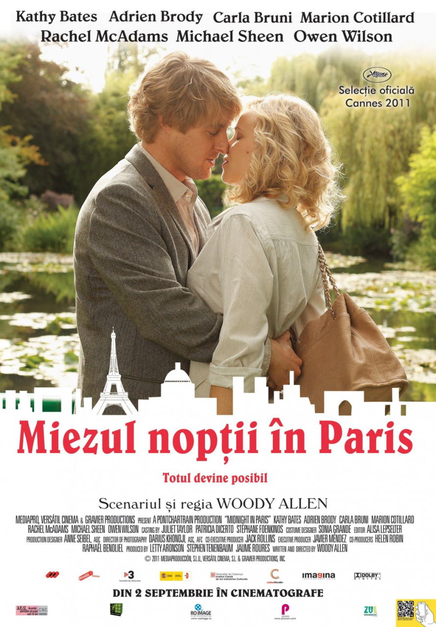 映画『ミッドナイト・イン・パリ MIDNIGHT IN PARIS』ポスター（２）
▼ポスター画像クリックで拡大します。