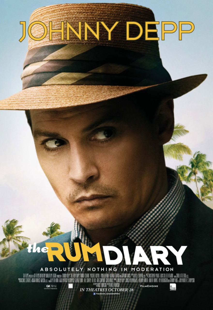 映画『ラム・ダイアリー THE RUM DIARY』ポスター(1)
▼ポスター画像クリックで拡大します。