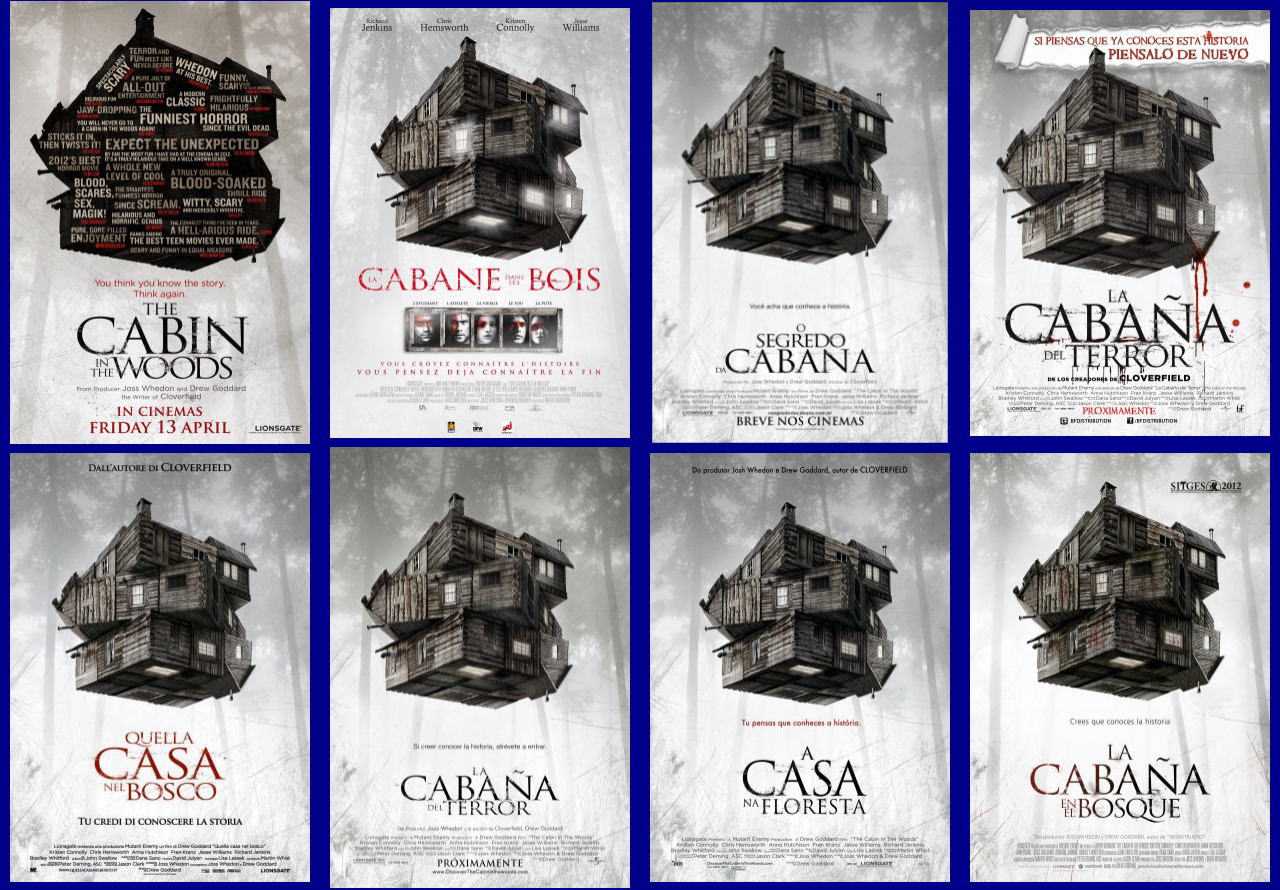 映画『キャビン THE CABIN IN THE WOODS』ポスター（６）
▼ポスター画像クリックで拡大します。
