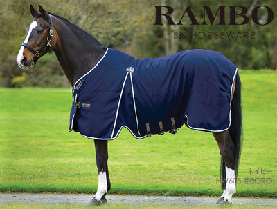 スポーツ 馬具 フリース馬着Horsewareランボー デラックス(グレー）