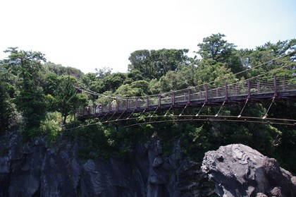 吊り橋・・・ちょっと怖いです