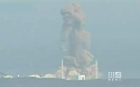 3号機水素爆発直後 3号機水素爆発直後