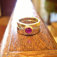 K18 RUBY WG-RING-09.7