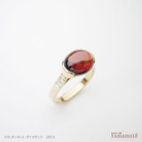 K18 GANET RING