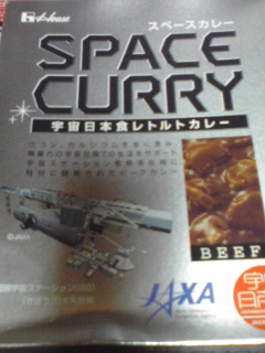 090904宇宙食カレー