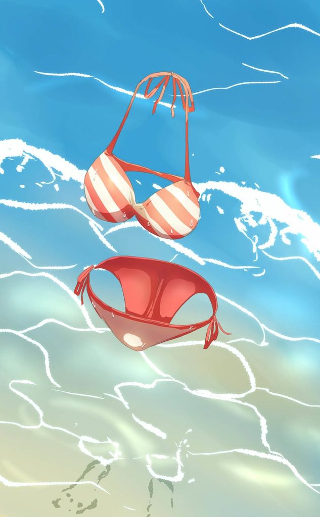 Anime invisible bikini