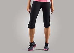 Dance Pant Capri Ladys Bk Front