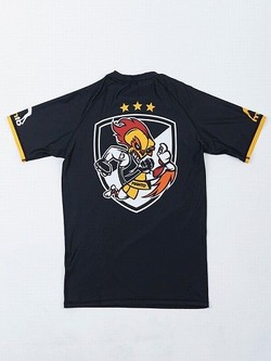 short sleeve rashguard KICKASS black4
