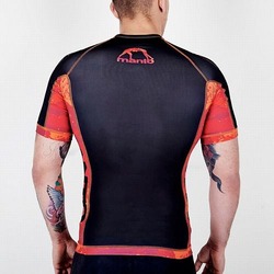 short sleeve rashguard LAVA black2