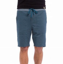 Mystic Elastic Shorts denim blue 1a
