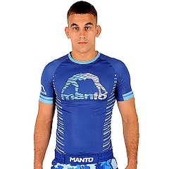MANTO shortsleeve rashguard BEAST blue1