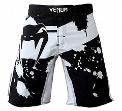 VENUM ファイトショーツ Outlaw 黒/白