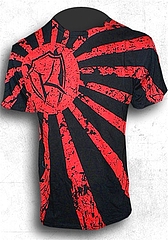 T-Shirt-Rising Sun Black1