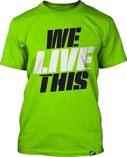 Tee We Live This Shirt Green1