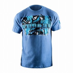 Samurai T-Shirt blue 1a