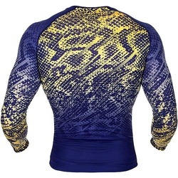 Tropical Tshirt Dry Tech blue yellow 2