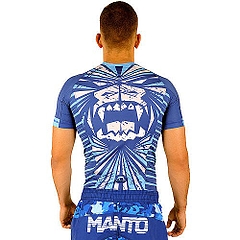 MANTO shortsleeve rashguard BEAST blue2