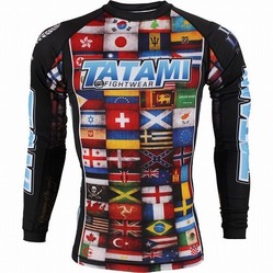 Dean Lister Flags Rash Guard1