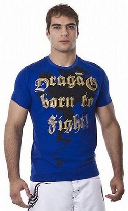 Tshirts Born to Fight Blue1
