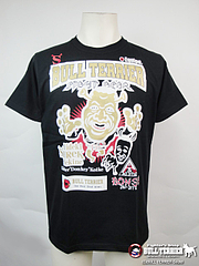 BULL TERRIER Tシャツ 関根秀樹withクレベル・コイケモデル 黒