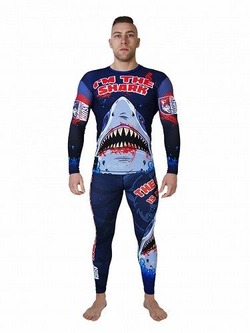 I'M THE SHARK LONG SLEEVE RASHGUARD 1