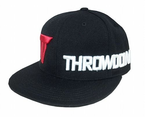 Throwdown Standard Snapback Hat BK1
