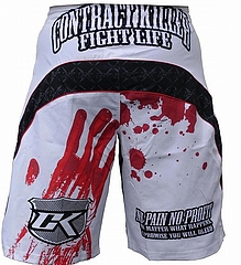 Stained Shorts White2
