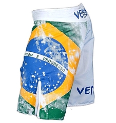 VENUM ファイトショーツ Brazilian Flag 白