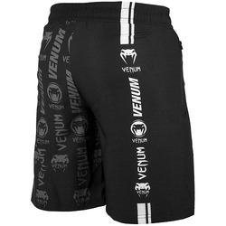 Logos Fitness Shorts black white 3