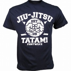 Tee Knuckles Jiujitsu Navy1