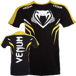 T-shirt Venum Shockwave 2  Bk Yellow1