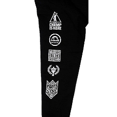 MANTO hoodie full zip EMBLEMS black3