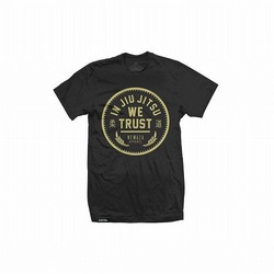 In Jiu Jitsu We Trust Gold on Black 1