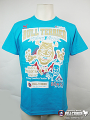 BULL TERRIER Tシャツ 関根秀樹withクレベル・コイケモデル 水色