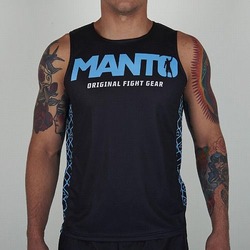 tank top VICTORY black blue1